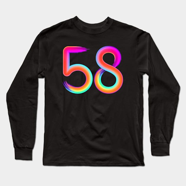 brushed 58 Long Sleeve T-Shirt by MplusC